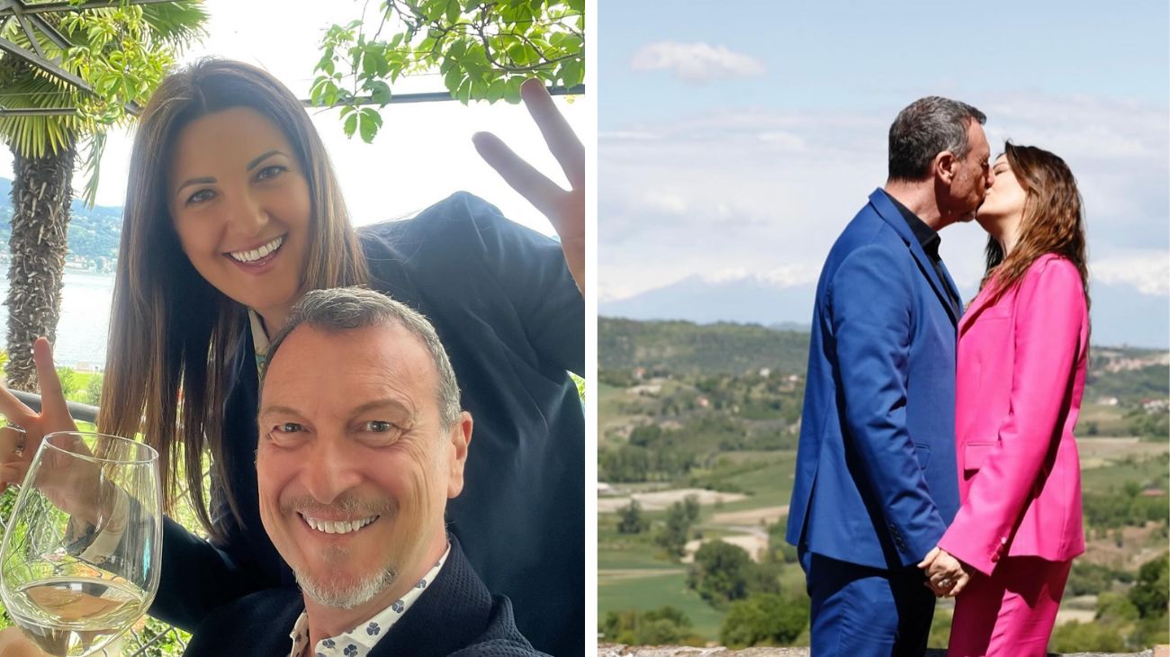 Amadeus festeggia il compleanno di Giovanna Civtillo: la dolce dedica d'amore emoziona i fan