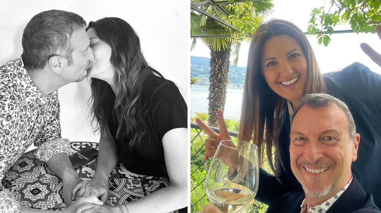 Amadeus festeggia il compleanno di Giovanna Civtillo: la dolce dedica d'amore emoziona i fan