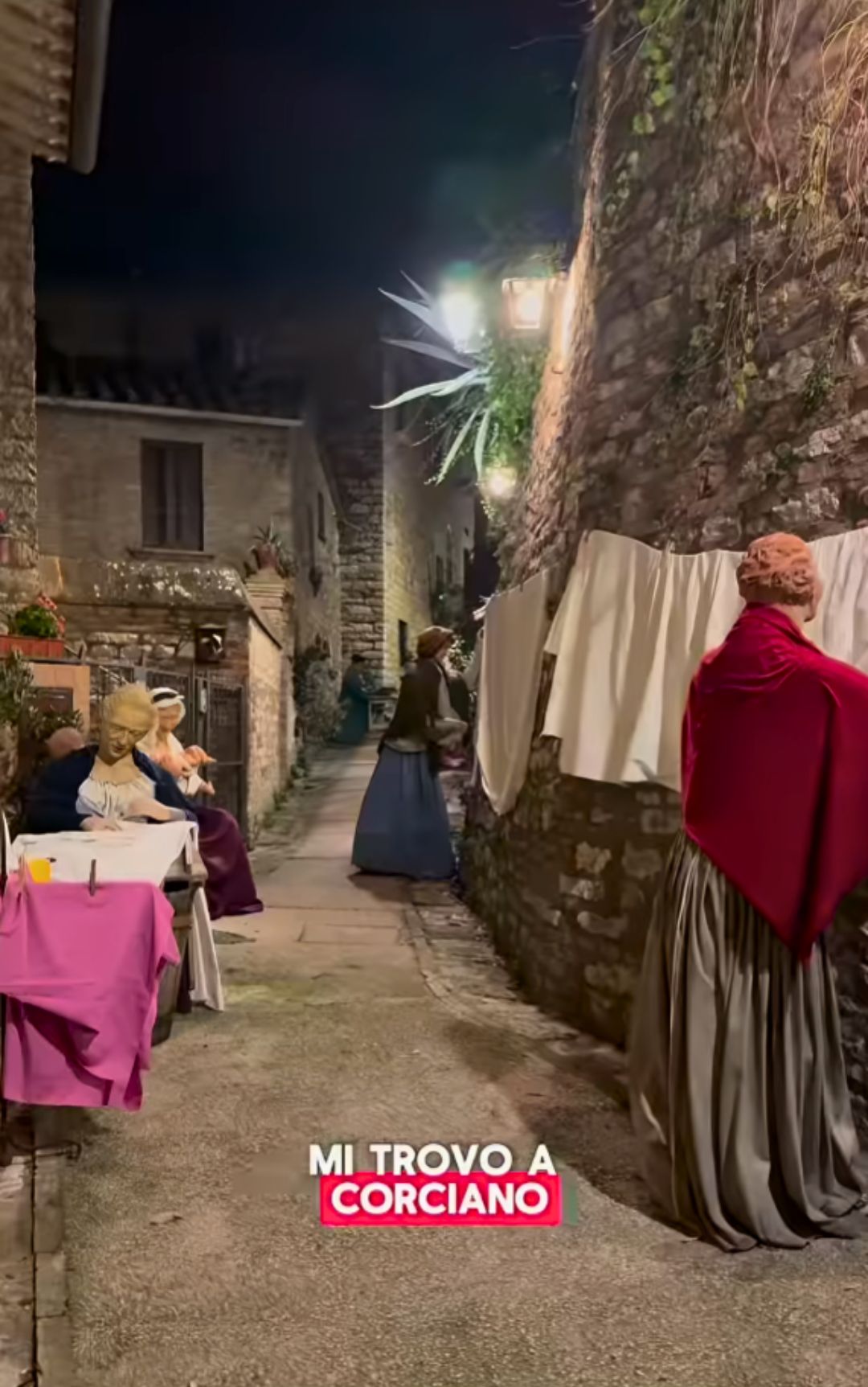 Corciano, il presepe monumentale nel cuore dell'Umbria